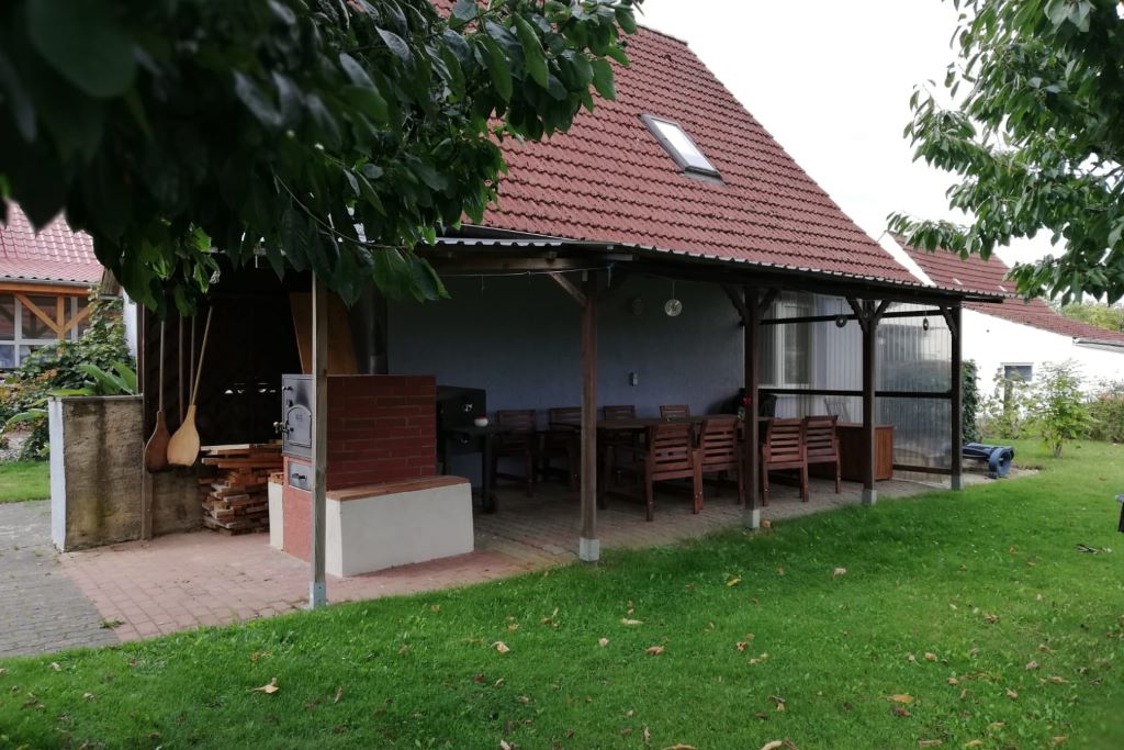 Überdachte Terrasse